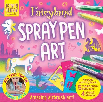 Fairyland Spray Pen Art by Susie Linn