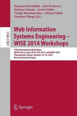 Web Information Systems Engineering - WISE 2014 Workshops book
