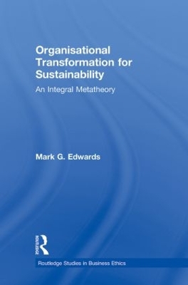 Organizational Transformation for Sustainability book