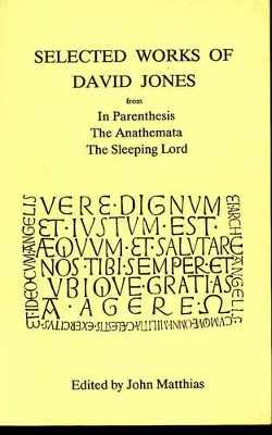 Selected Works of David Jones book