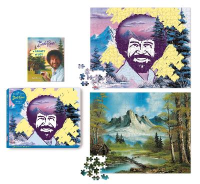 Bob Ross 2-in-1 Double Sided 500-Piece Puzzle book