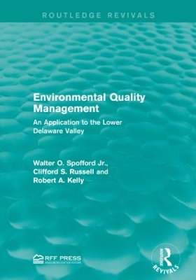 Environmental Quality Management by Walter O. Spofford Jr.