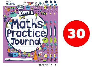 White Rose Maths Practice Journals Year 5 Workbooks: Pack of 30 book