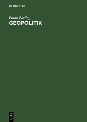 Geopolitik 1919-1945: Karl Haushofer Und Seine Raumwissenschaft book