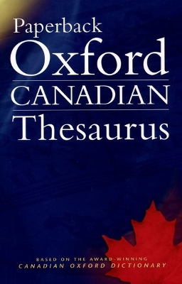 Paperback Oxford Canadian Thesaurus book