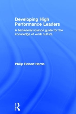 Developing High Performance Leaders book