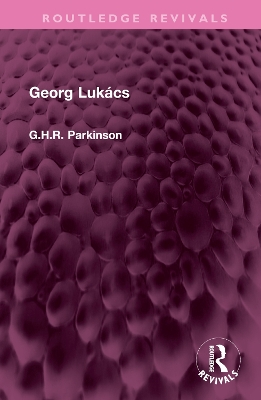 Georg Lukács book