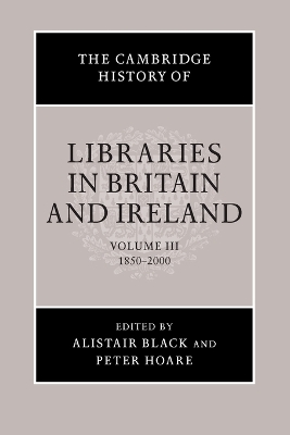 Cambridge History of Libraries in Britain and Ireland book