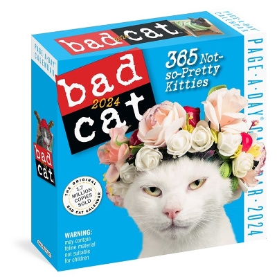 Bad Cat Page-A-Day Calendar 2024: 365 Not-so-Pretty Kitties book