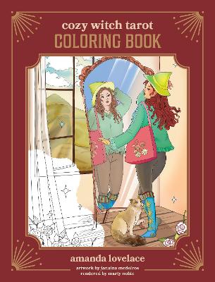 Cozy Witch Tarot Coloring Book book