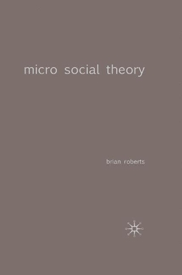 Micro Social Theory book