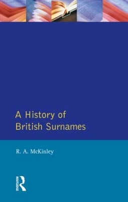 History of British Surnames book