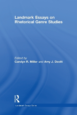 Landmark Essays on Rhetorical Genre Studies book