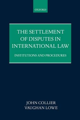 Settlement of Disputes in International Law book