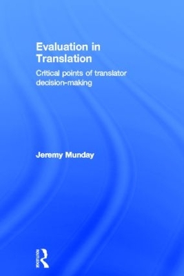 Evaluation in Translation book