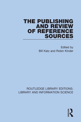 The Publishing and Review of Reference Sources book