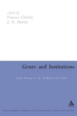 Genre and Institutions book