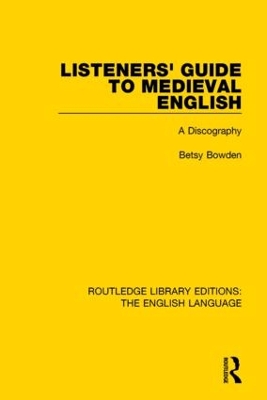 Listeners' Guide to Medieval English book