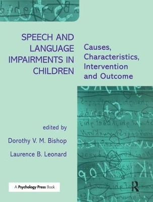 Speech and Language Impairments in Children book