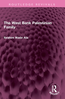 The West Bank Palestinian Family book