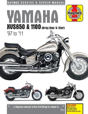 Yamaha XVS650 & 1100 (Drag Star, V-Star) Service and Repair Manual book