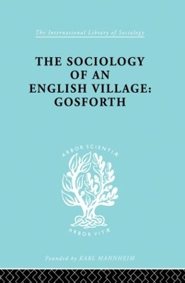 Sociology of an English Village: Gosforth book