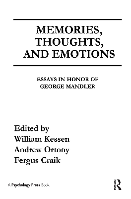 Memories, Thoughts and Emotions by William Kessen