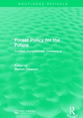 Forest Policy for the Future book