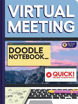 Virtual Meeting Doodle Notebook book