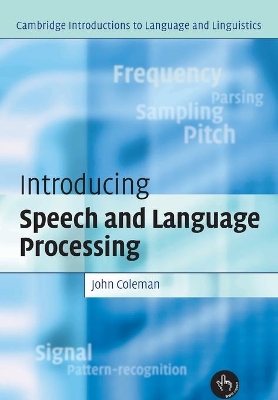 Introducing Speech and Language Processing book