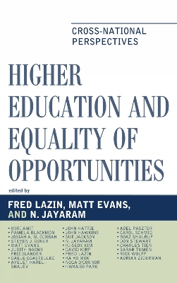 Higher Education and Equality of Opportunity by Fred A Lazin