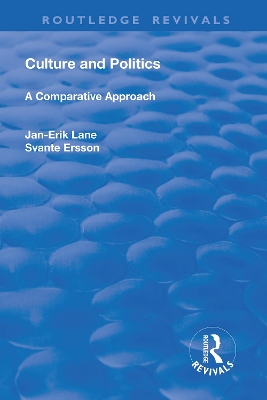 Culture and Politics: A Comparative Approach by Lane Jan-Erik