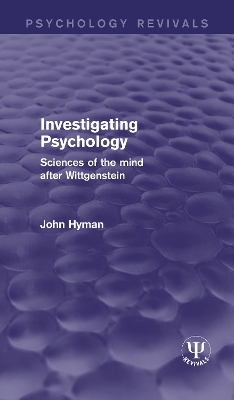 Investigating Psychology by John Hyman