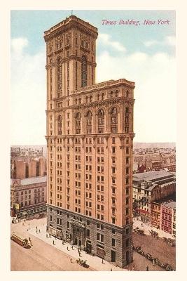Vintage Journal Times Building, New York City book