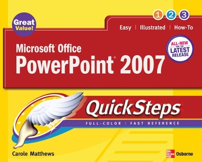 Microsoft Office PowerPoint 2007 QuickSteps book