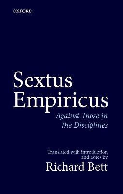 Sextus Empiricus: Against Those in the Disciplines book