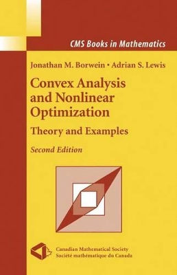 Convex Analysis and Nonlinear Optimization by Jonathan Borwein