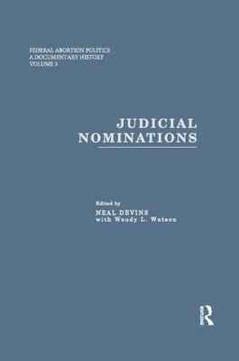 Judicial Nominations by Neal Devins