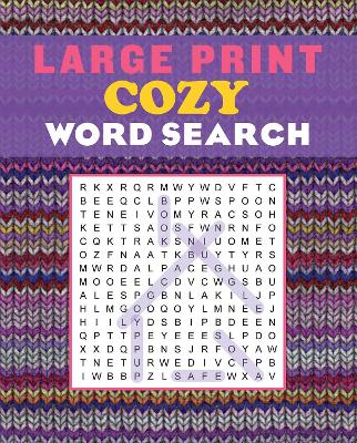 Large Print Cozy Word Search book