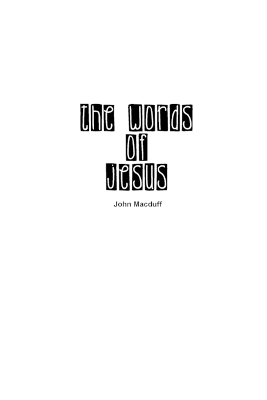 The Words of Jesus book