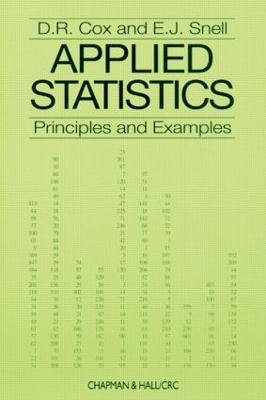 Applied Statistics by D.R. Cox