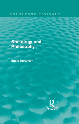 Sociology and Philosophy book