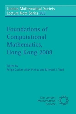 Foundations of Computational Mathematics, Hong Kong 2008 book