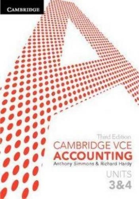 Cambridge VCE Accounting Units 3 and 4 book