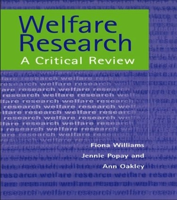 Welfare Research book