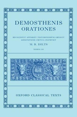 Demosthenis Orationes III book