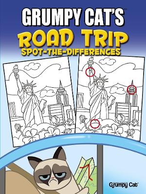 Grumpy Cat's Road Trip Spot-the-Differences book