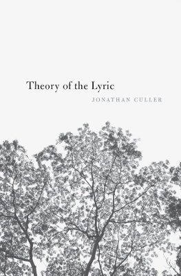 Theory of the Lyric book