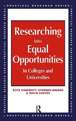 Researching into Equal Opportunities in Colleges and Universities book