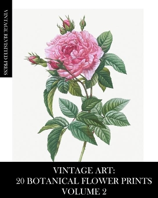 Vintage Art: 20 Botanical Flower Prints Volume 2: Ephemera for Framing, Collage and Decoupage book